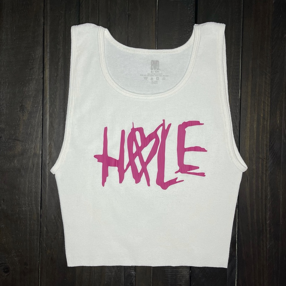 Hole Band Crop Top Shirt Courtney Love Shirt
